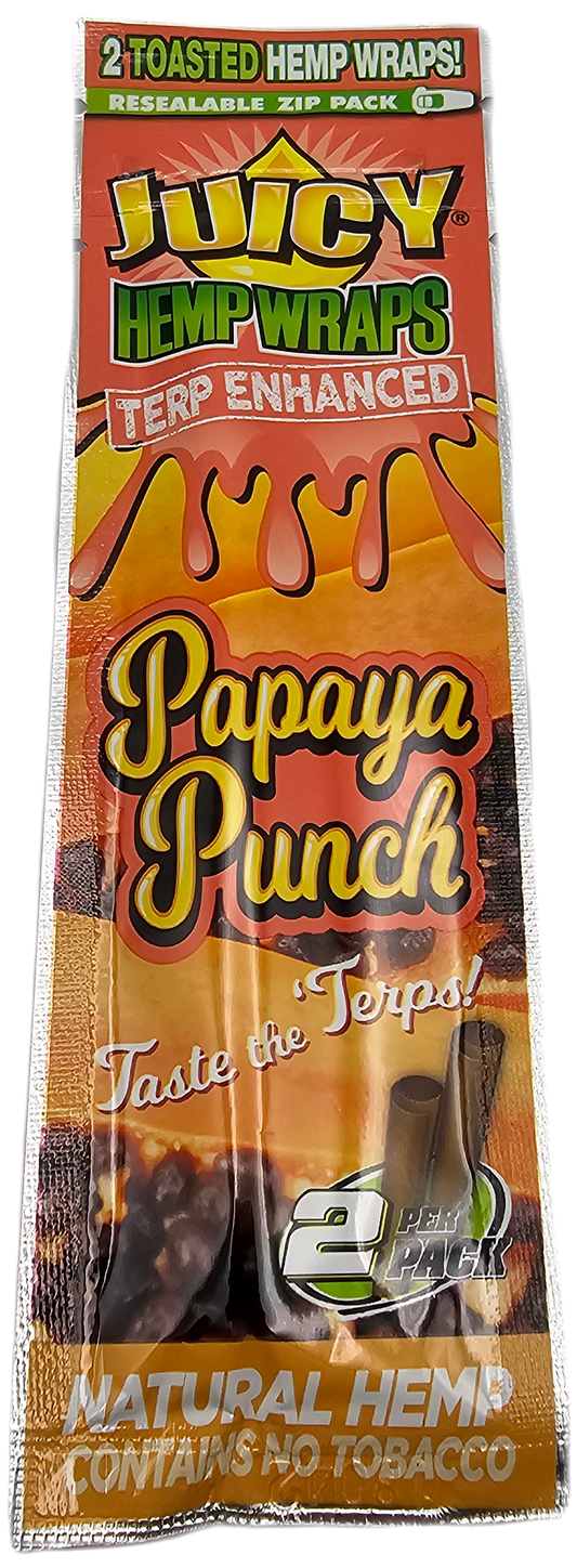 Juicy Jay Hemp Wraps Papaya Punch