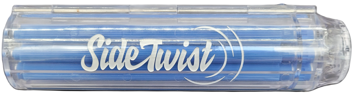 Blue Sidetwist XL Blunt Roller (Blue Pins Clear Body) 13mm