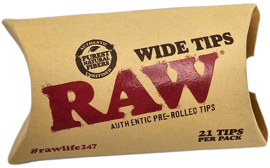 Raw Wide pre rolled tips