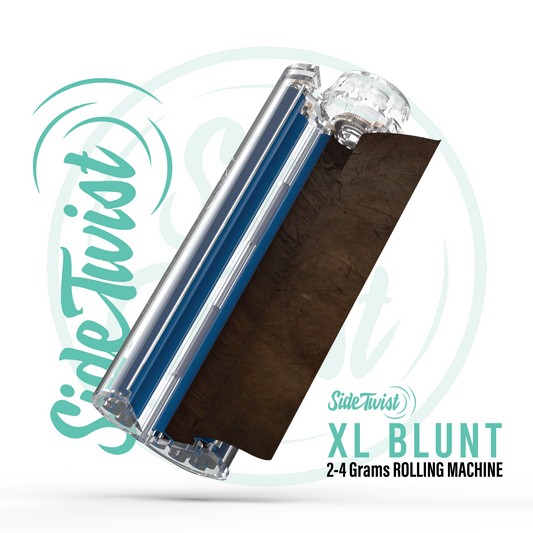 Blue Sidetwist XL Blunt Roller (Blue Pins Clear Body) 13mm